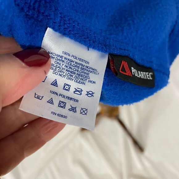 Lands End Polartec Quarter Zip Fleece Top - Picture 7 of 8